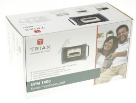 Triax Aerial Tester - Upm 1400 Kombi pegelmessgerÄt FÜr Sat, Kabel Und Terrestrik (h.265 hevc kompatibel), Frequenzbereich 5mhz Bis 2150 Mhz, Ber Und M - 304579