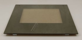 Oven outer Door - 5617049019 Front Glass White Upper 591x27 [Electrolux Aeg]