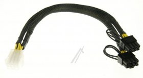 Delock Internal Power Supply Cable - Suitable For Delock Pci Express Stromkabel 6 Pin Buchse > 2 X 8 Pin Steck