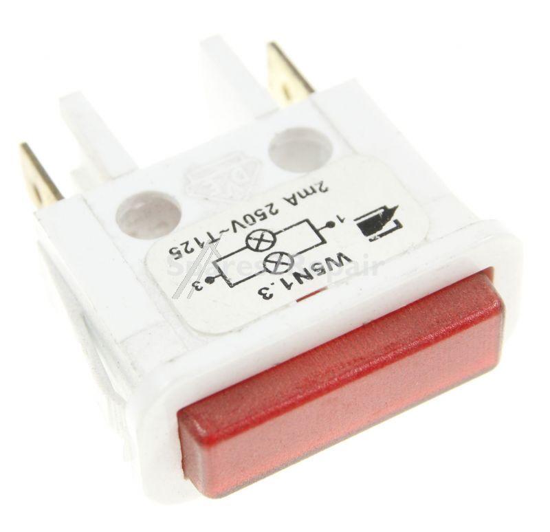 Filament Lamp - 8001591 Indicator Light W5 250v Red [Amica]