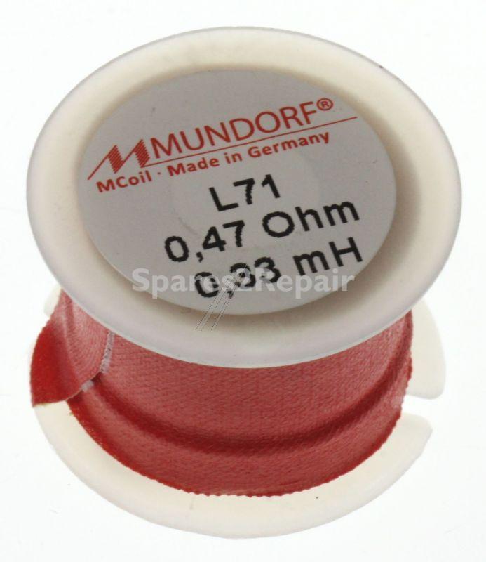 Mundorf Coil - 0,33mh-0,47r Mcoil Air-coil, Ofc-copper, 0,71mm Wire, 30x20mm