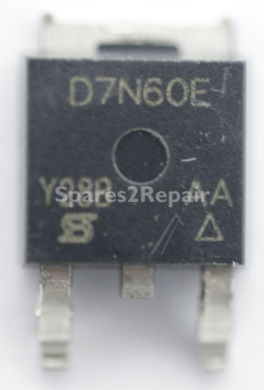 Vishay Mos Fet Transistor - N channel Mosfet, 600v, 7a, Dpak - SIHD7N60E-GE3