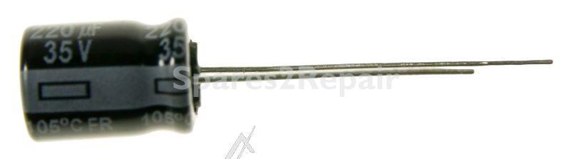 Panasonic 35v Radial Electrolytic 105 De - 220uf-35v Elco Radial Pan 105° 8x11,5mm
