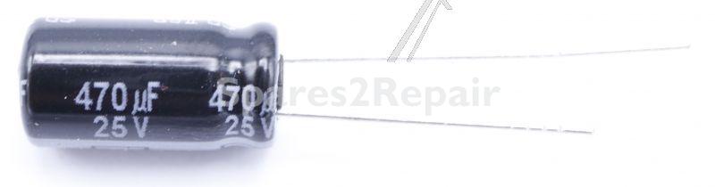 Panasonic 25v Radial Electrolytic 105 De - 470uf-25v Elco Radial Pan 105° 8x15mm