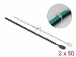 Delock Cable Ties - Blitzbinder Wiederverwendbar L 120 X B 3,6 Mm 100 Stuck
