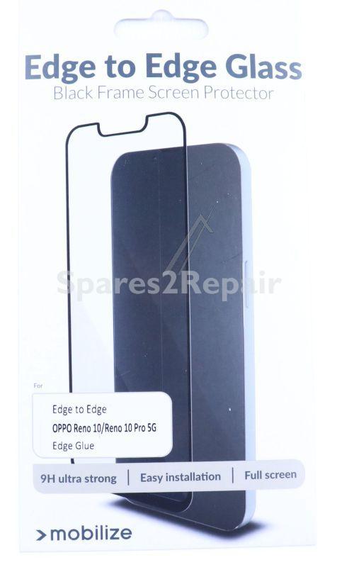 Mobilize Display Protective Film - 57300 Mobilize Edge-to-edge Glass Screen Protector Oppo Reno10-reno10 Pro 5g Edge Glue