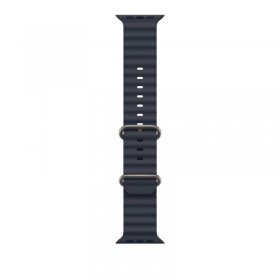 Apple Wristbands For Smartwatch - Mxth3zm-a 49mm Navy Ocean Band - Natural Titanium Finish