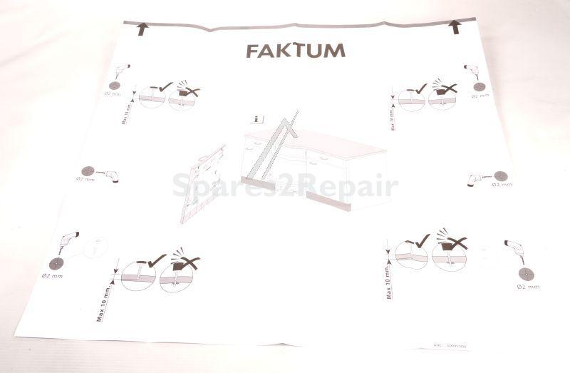 Jigs - 140009513049 Template built-in skinande fak [Electrolux Aeg]