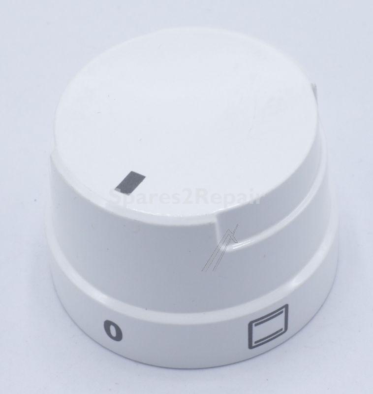 Button - 3876510003 Knob selector lower Oven inox [Electrolux Aeg]