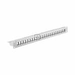Keystone Module - 37578 1v2 Verteilerfeld 1he 24-port Metall Grau Ral7035