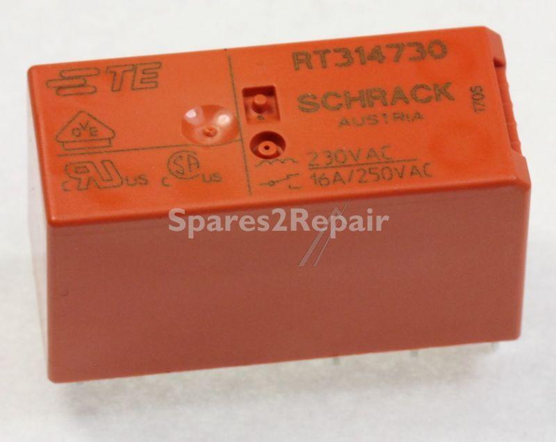 Te Connectivity Schrack Pcb Relay - 230vac-16a 250vac Relay, 1 Changeover