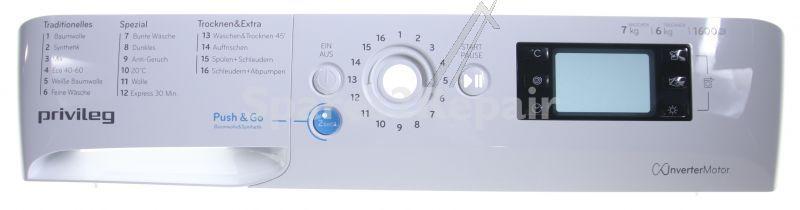 Operating Unit Screen - C00662179 488000662179 Control Panel+handle Pwwt X 76g6 [Whirlpool Indesit]