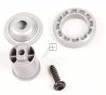 Compatible Roller For Dishwasher Basket - Upper Roller Repair Kit For Basket Guide Rail Alternative For Bosch-siemens