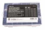 Logilink Heat Shrink Tubing - Kab0122 Heat Shrink Tubing Box 300-piece Black 45mm 3:1