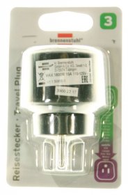 Brennenstuhl Travelling Plug Set - 1508550 Travelling Plug Set => Usa Japan