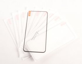 Mobilize Display Protective Film - 74998 X-guard Display Protective Film - Black Frame - Galaxy A35 5g-a36 5g-a55 5g-a56 5g-s24 Fe-s25 Fe (10-piece Pack Bulk)