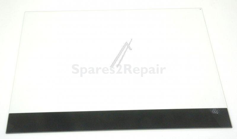 Oven outer Door - 140037379090 Front Glass Black Electrolux 5 [Electrolux Aeg]