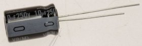Sony Various Electrolytics - 10uf-250v 110765211 Electrolytic Capacitor 10µf 250v