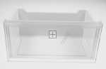 Freezer Drawer - 42145673 Bottom Basket Gr -373(trns-nat) [Vestel]