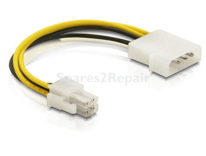 Delock Internal Power Supply Cable - Cable P4 Male > Molex 4pin Male