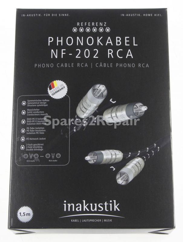 Inakustik Stereo Cable Phono Plug - 007181215 Reference Phono Cable Phono Rca-phono Rca Stereo 1 5m