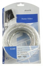 Inakustik Scart Plug-scart Plug - 0042205 Premium Scart Plug-scart Plug 5 0m