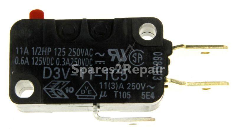 Melitta Microswitch For Home Appliance - 6618131 Microswitch D3v-11-1c5