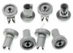Compatible Roller For Dishwasher Basket - Wheel Kit For Upper Basket (x8) Replacement For 50286967000