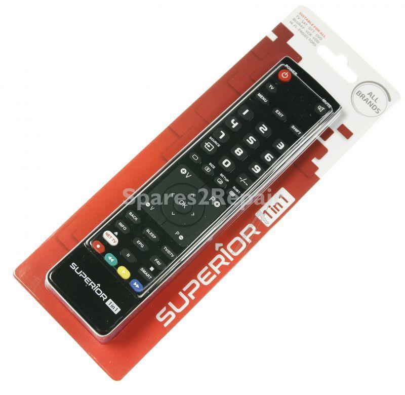 Superior Universal Remote Control - Slim 1in1 Suptpb007 1-in-one Superior Universal Pc Programmable Remote (tv)