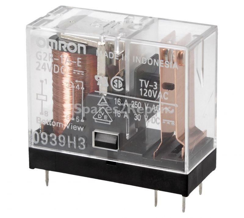 Omron Pcb Relay To 24v - 24vdc 16v-250vac Relay, 1 Turnkey, High Capacity