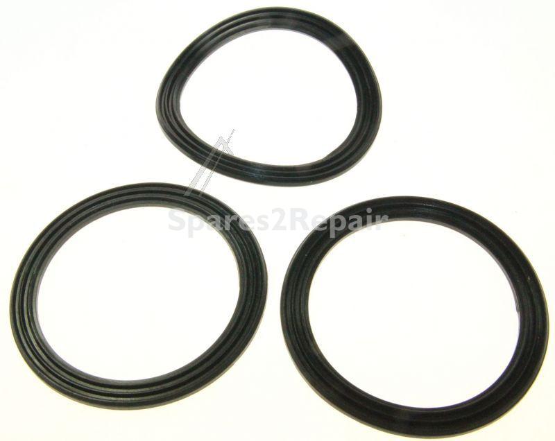Sealing Materials - Kw711248 Goblet Sealing Ring - Black (pack 3) [Delonghi]