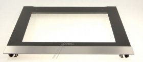 Door - 3578770657 Front Glass Inox Lamona 592x47 [Electrolux Aeg]