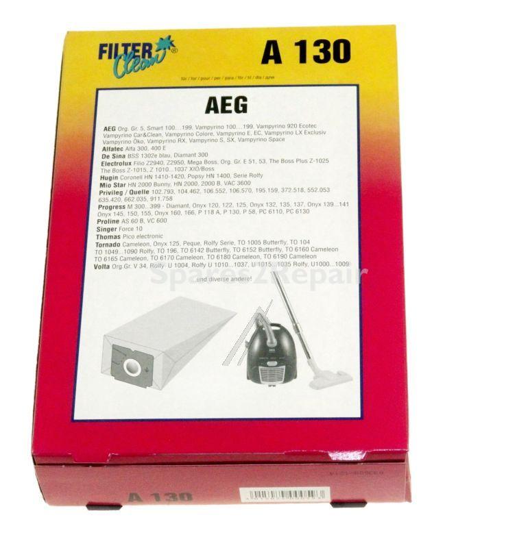 Filterclean Vacuum Cleaner Bags - A130 000139-k Dust Bags X 6