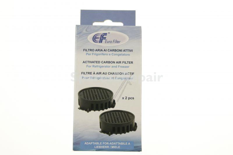 Eurofilter Odour Filter For Refrigerators - Wf091 Activated Carbon Air Filter Alternative For Liebherr 2 Pcs
