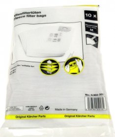 Karcher Vacuum Cleaner Bags - 6 904-305 0 Filter Bag Fleece 10 Pieces