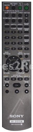 Sony Ir remote Control - Rm-adu050 148713711 Commander Standard
