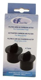 Eurofilter Odour Filter For Refrigerators - Wf090 Carbon Filter Alternative For Liebherr 2 Pcs