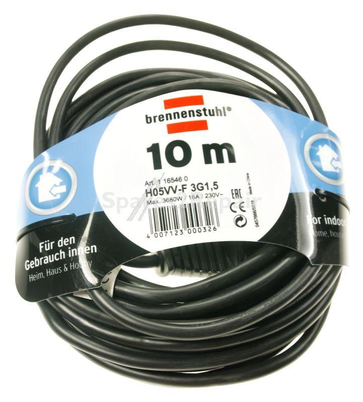 Brennenstuhl Power Supply Cable - 1165460 Extension Lead High Quality 10m H05vv-f 3g1 5
